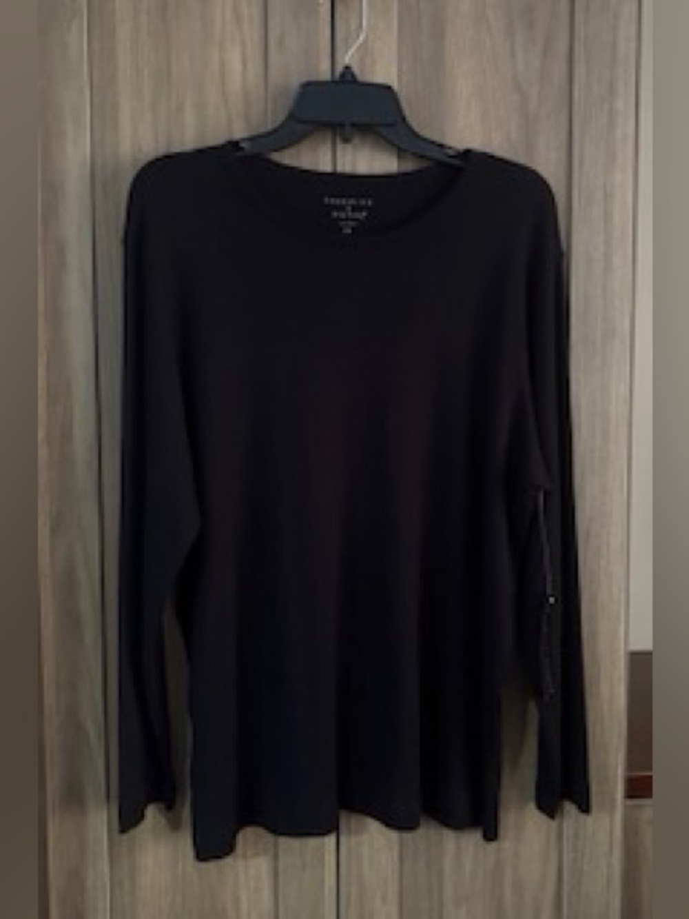 NWT! Preswick & Moore Black Crew Neck Shirt | 1X